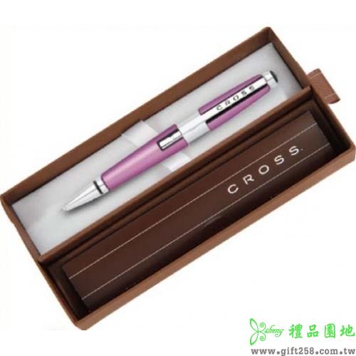 CROSS玫瑰粉紅鋼珠筆