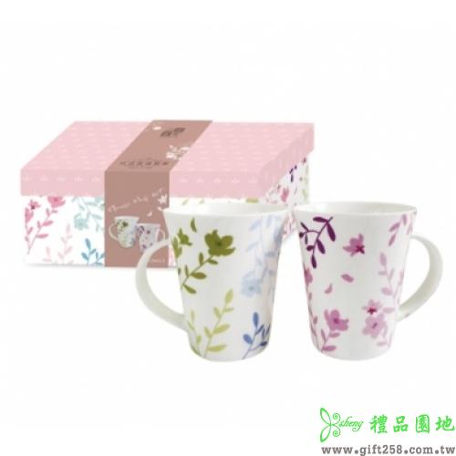 妙管家花漾對杯組380ml