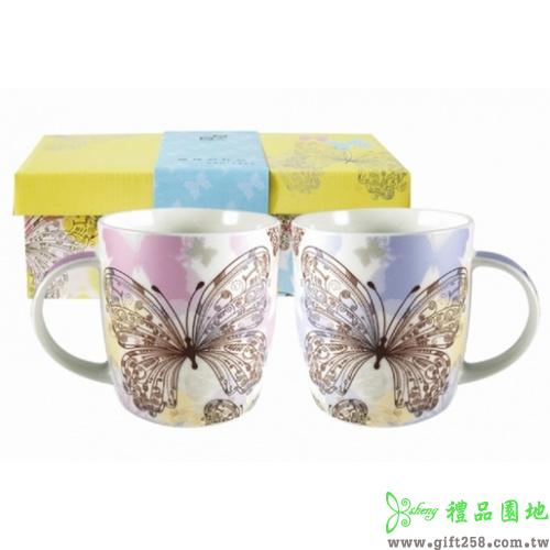 妙管家蝴蝶對杯組380ml