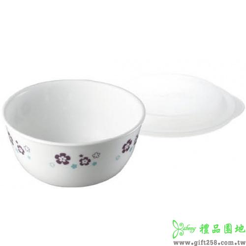 康寧微風花彩二件式麵碗