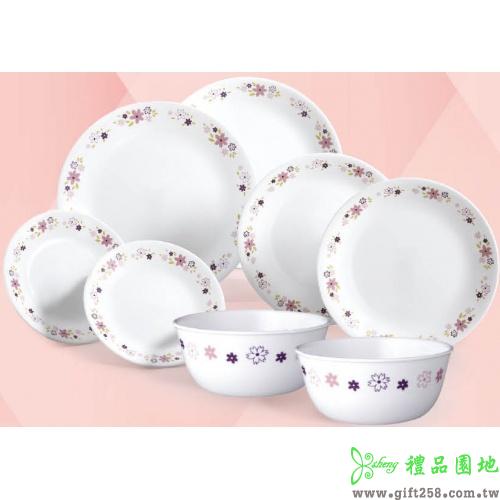 康寧花漾派對8件式餐具組