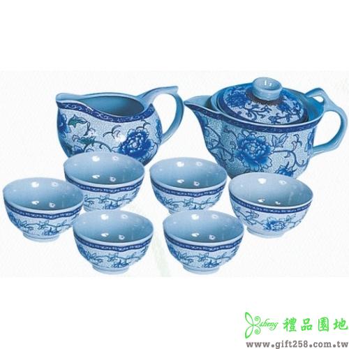 色秞豪華茶具組A26