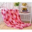 超舒柔絨毯(玫瑰粉)150x180公分