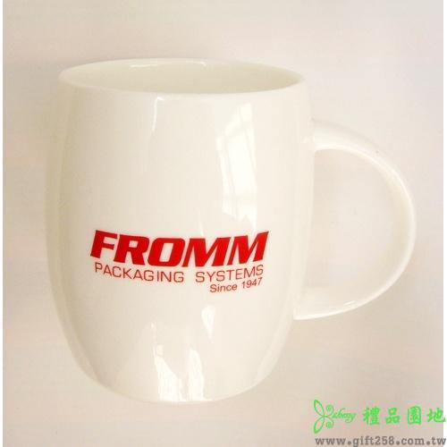 星巴克酒桶型馬克杯-白